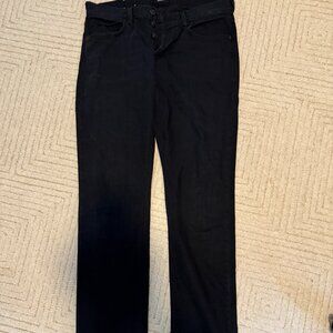 Black Jeans, Hudson, Harper 5 Pocket Straight, Men's 34